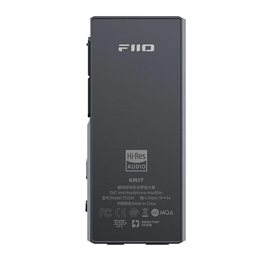 Adaptateur audio FiiO KA17 Noir - Autre vue