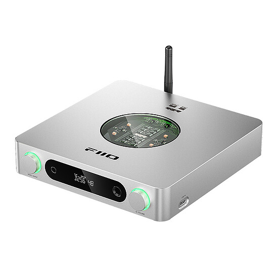 Ampli HiFi Stéréo FiiO K13 R2R Argent - Autre vue