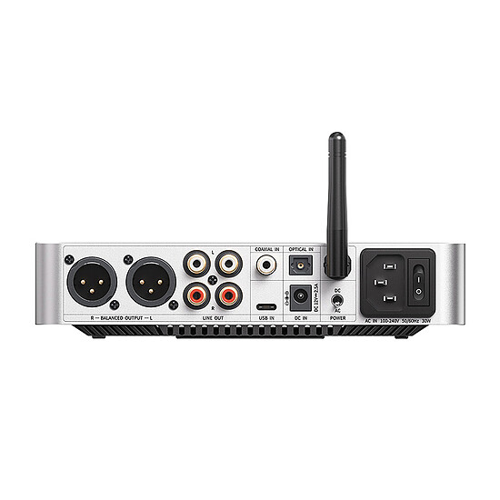 Ampli HiFi Stéréo FiiO K13 R2R Argent - Autre vue