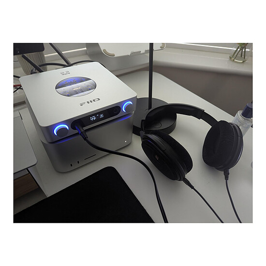 Ampli HiFi Stéréo FiiO K13 R2R Argent - Autre vue