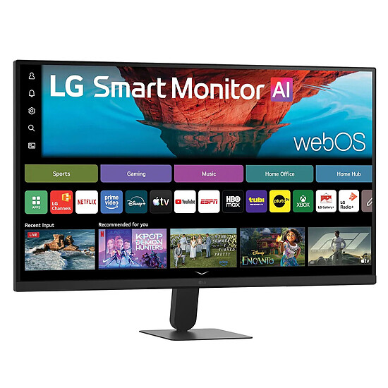 Écran PC LG Smart Monitor 32U701SB-B - Autre vue