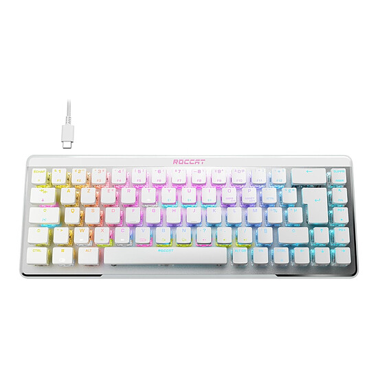 Clavier PC ROCCAT Vulcan II Mini Air Linéaire Blanc (Switch Titan II Linéaire) - Autre vue