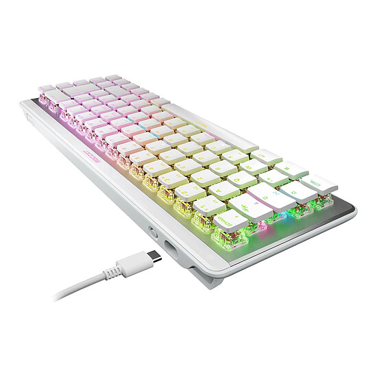 Clavier PC ROCCAT Vulcan II Mini Air Linéaire Blanc (Switch Titan II Linéaire) - Autre vue