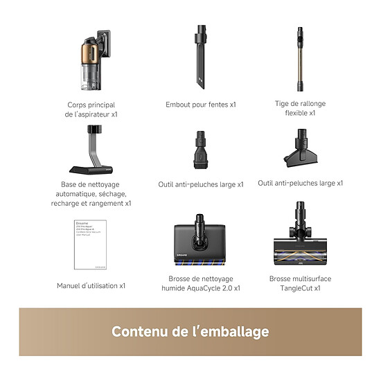 Robot et aspirateur Dreame Z30 Pro Aqua-A - Autre vue