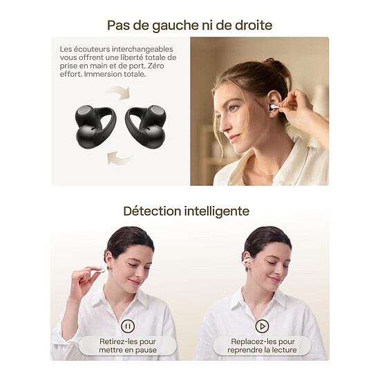 Casque Audio Shokz OpenDots 2 - Noir - Autre vue