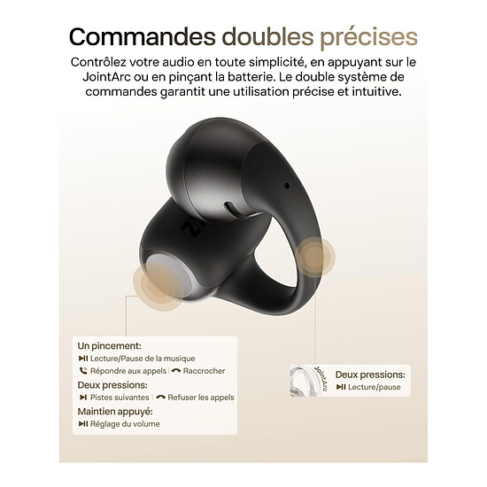 Casque Audio Shokz OpenDots 2 - Noir - Autre vue