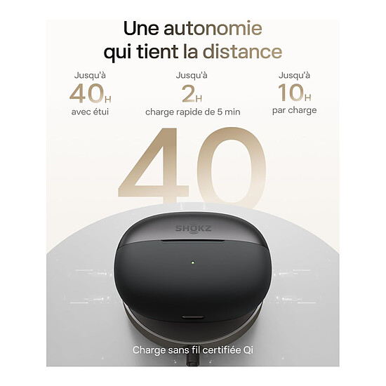 Casque Audio Shokz OpenDots 2 - Noir - Autre vue