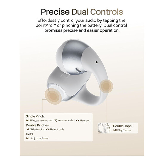 Casque Audio Shokz OpenDots 2 - Gris - Autre vue