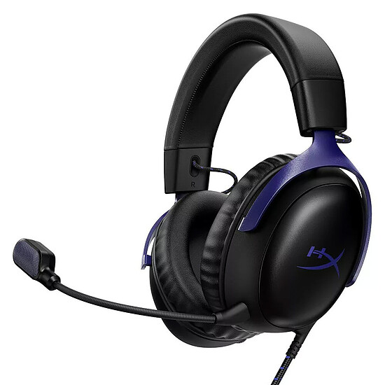 Casque micro HyperX Cloud III - noir/bleu - Autre vue