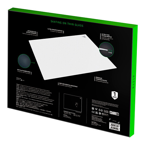 Tapis de souris Razer Atlas Pro - Blanc - Autre vue