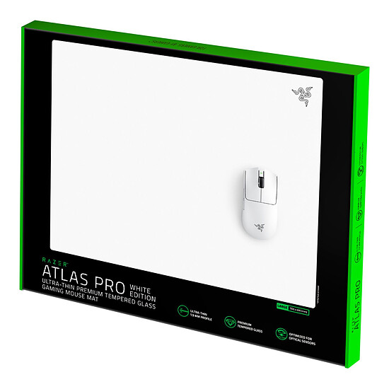 Tapis de souris Razer Atlas Pro - Blanc - Autre vue