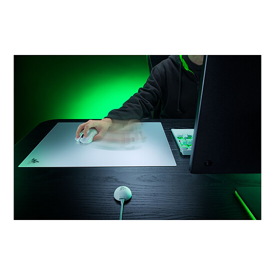 Tapis de souris Razer Atlas Pro - Blanc - Autre vue