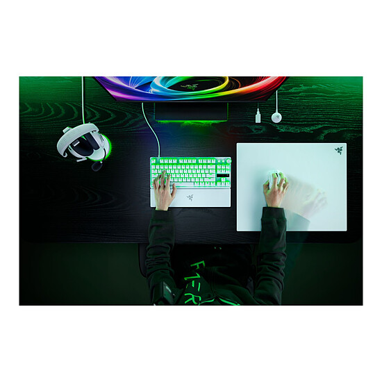 Tapis de souris Razer Atlas Pro - Blanc - Autre vue