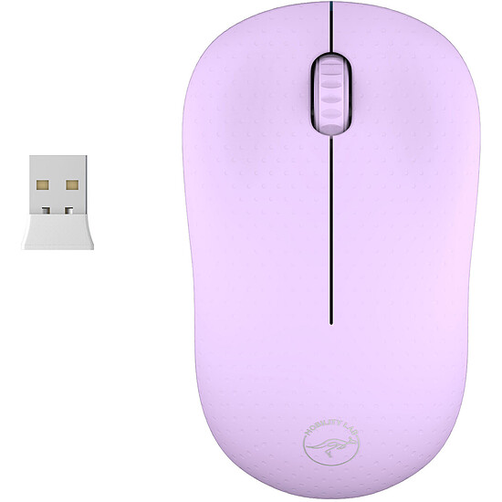 Souris PC Mobility Lab MF1000W - Mauve - Autre vue