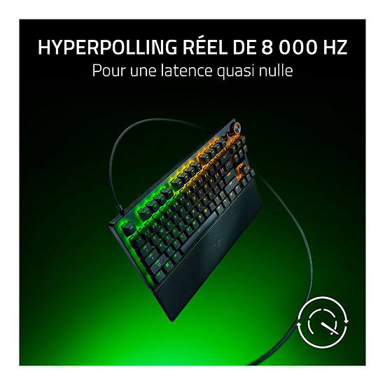 Clavier PC Razer Huntsman v3 Pro TKL 8 kHz - Autre vue