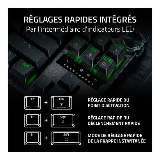 Clavier PC Razer Huntsman v3 Pro TKL 8 kHz - Autre vue