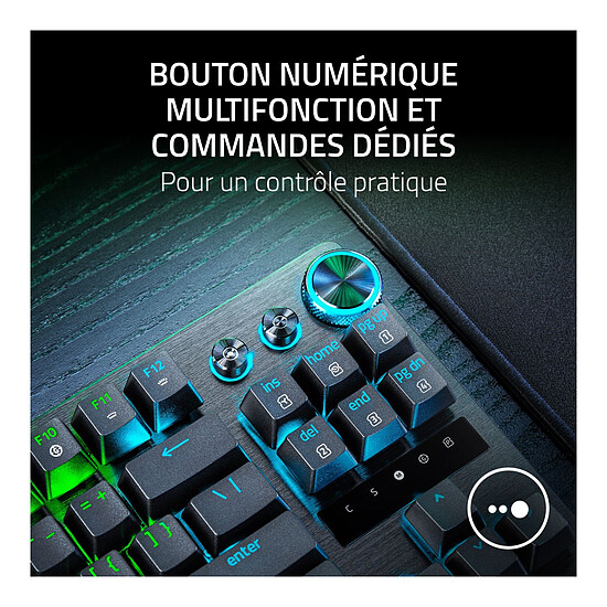 Clavier PC Razer Huntsman v3 Pro TKL 8 kHz - Autre vue