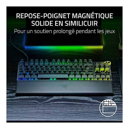 Clavier PC Razer Huntsman v3 Pro TKL 8 kHz - Autre vue