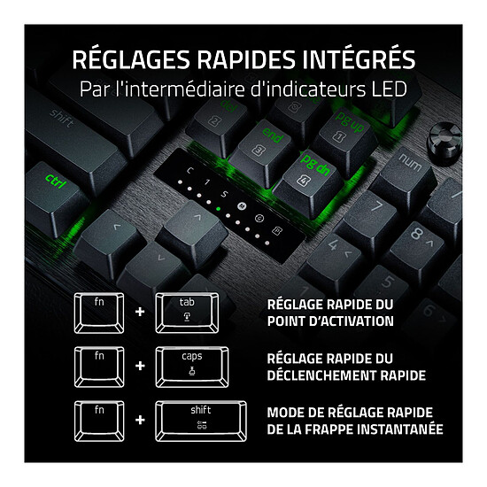Clavier PC Razer Huntsman v3 Pro 8 kHz - Autre vue