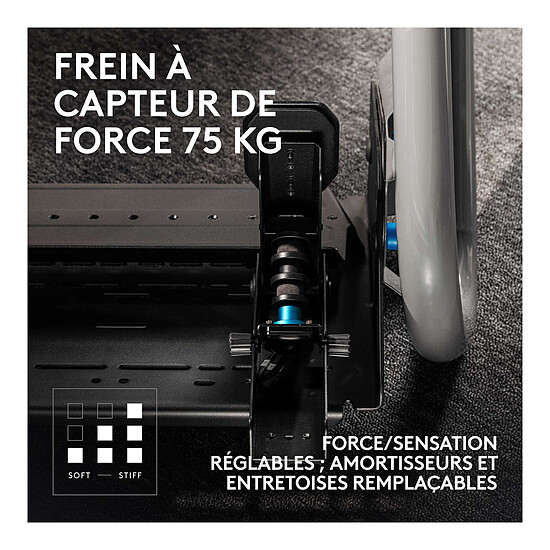 Pédalier Logitech G RS Pedals - Autre vue