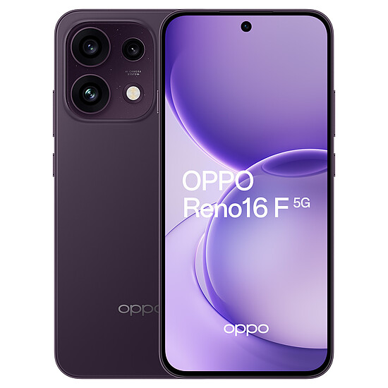 Smartphone OPPO Reno16 FS 5G Noir Violet - 512 Go - 8 Go - Autre vue