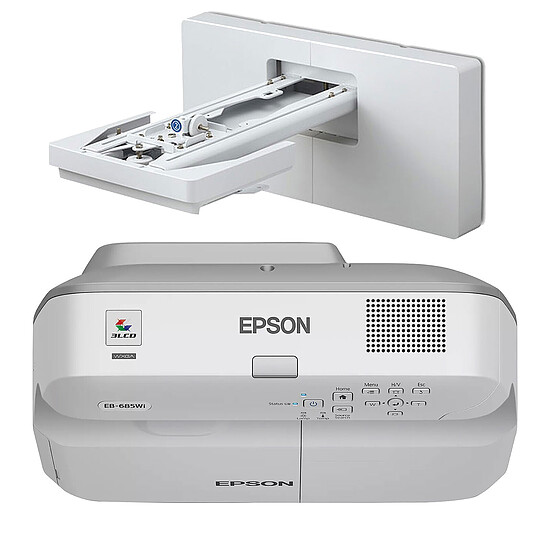 Vidéoprojecteur Epson EB-685Wi + ELPMB62 - Tri-LCD WXGA - 3500 Lumens  - Autre vue