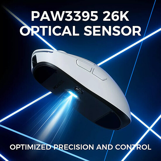 Souris PC MCHOSE A5 V2 Ultra - Blanc - Autre vue
