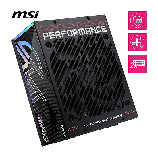 Alimentation PC MSI MPG Ai1600TS PCIE5 - Autre vue