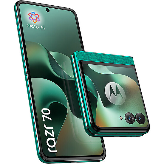 Smartphone Motorola Razr 70 PANTONE Sporting Green -  256 Go - 8 Go  - Autre vue