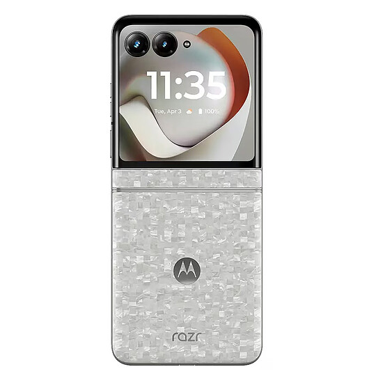 Smartphone Motorola Razr 70 PANTONE Bright White -  256 Go - 8 Go   - Autre vue