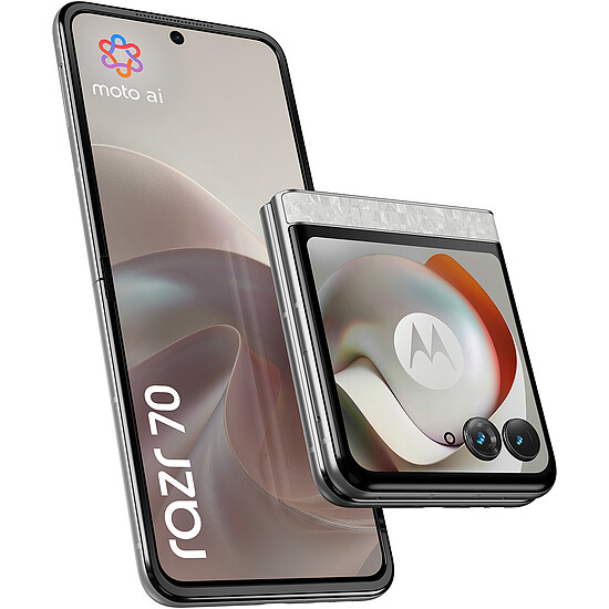 Smartphone Motorola Razr 70 PANTONE Bright White -  256 Go - 8 Go   - Autre vue