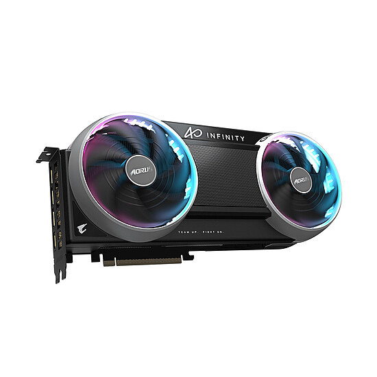 Carte graphique Gigabyte AORUS GeForce RTX 5080 INFINITY WOOD 16G  - Autre vue