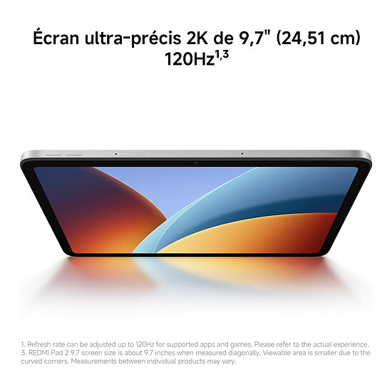 Tablette Xiaomi Redmi Pad 2 9.7" Gris (4 Go / 128 Go) - Autre vue