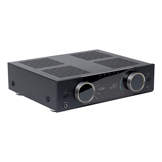 Ampli HiFi Stéréo Onkyo Muse Y-50 Noir + Klipsch RP-600M II Noyer - Autre vue
