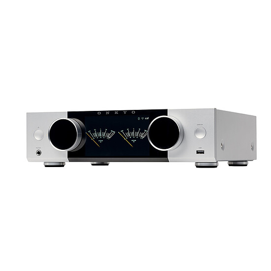 Ampli HiFi Stéréo Onkyo Muse Y-40 Argent + Klipsch RP-600M II Ebène - Autre vue