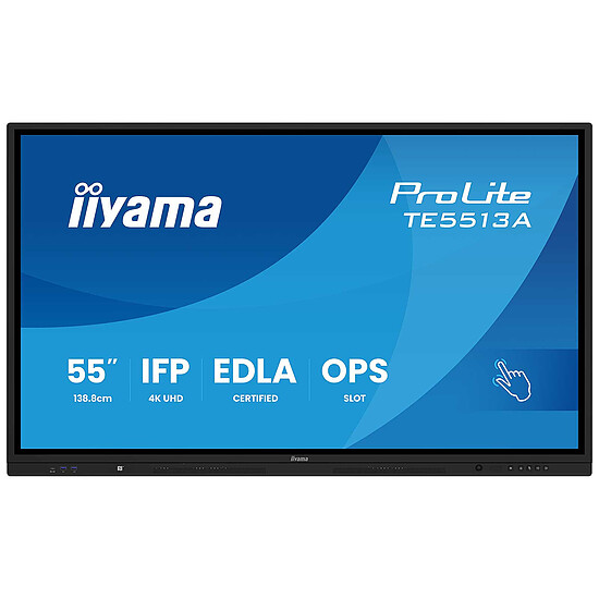Écran dynamique iiyama 55" LED - ProLite TE5513A-B3AG - Autre vue