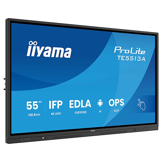 Écran dynamique iiyama 55" LED - ProLite TE5513A-B3AG - Autre vue