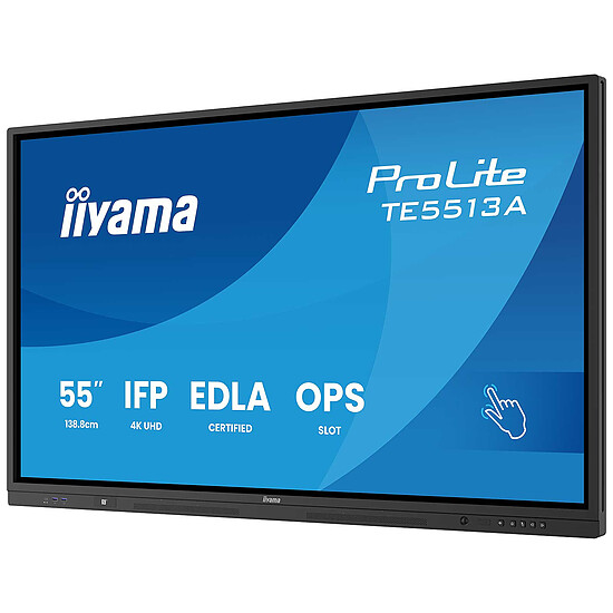 Écran dynamique iiyama 55" LED - ProLite TE5513A-B3AG - Autre vue