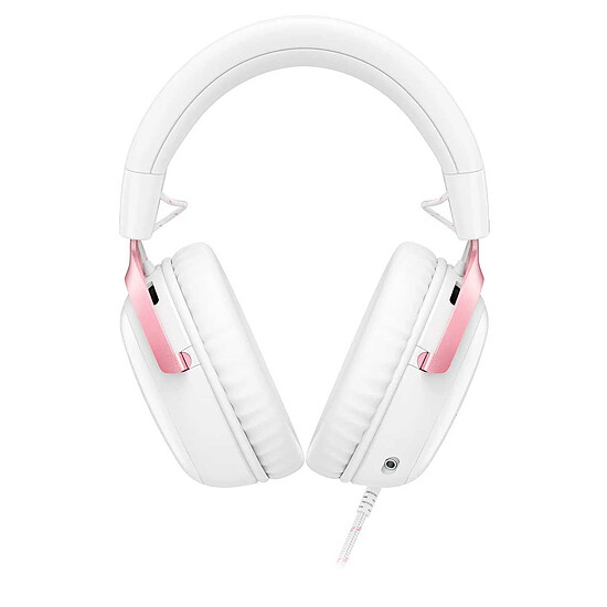 Casque micro HyperX Cloud III - blanc/rose - Autre vue