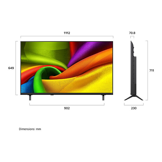 TV LG 50NU8E0B3LA  - TV 4K UHD HDR - 126 cm - Autre vue