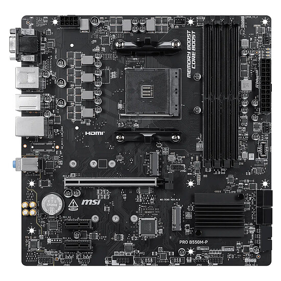 Carte mère MSI PRO B550M-P - Autre vue