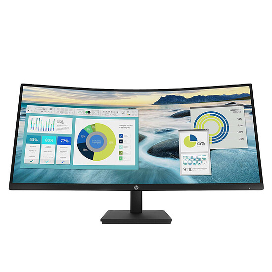 Écran PC HP 34" LED - P34hc G4 - Autre vue
