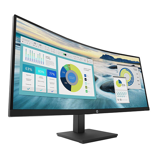 Écran PC HP 34" LED - P34hc G4 - Autre vue