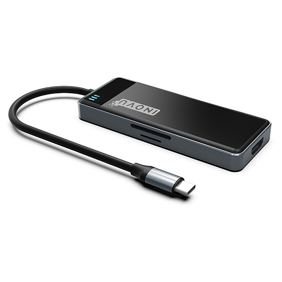 Station d'accueil PC portable INOVU Station d'accueil USB-C 6 en 1 (HDMI/USB/SD) - Autre vue