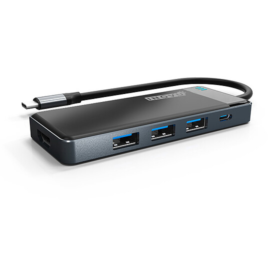 Station d'accueil PC portable INOVU Station d'accueil USB-C 6 en 1 (HDMI/USB/SD) - Autre vue