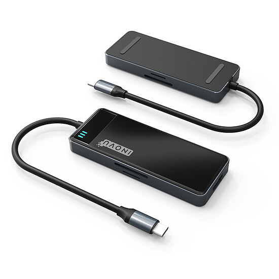 Station d'accueil PC portable INOVU Station d'accueil USB-C 6 en 1 (HDMI/USB/SD) - Autre vue