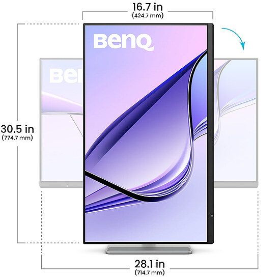 Écran PC BenQ 31.5" LED - MA320UG - Autre vue