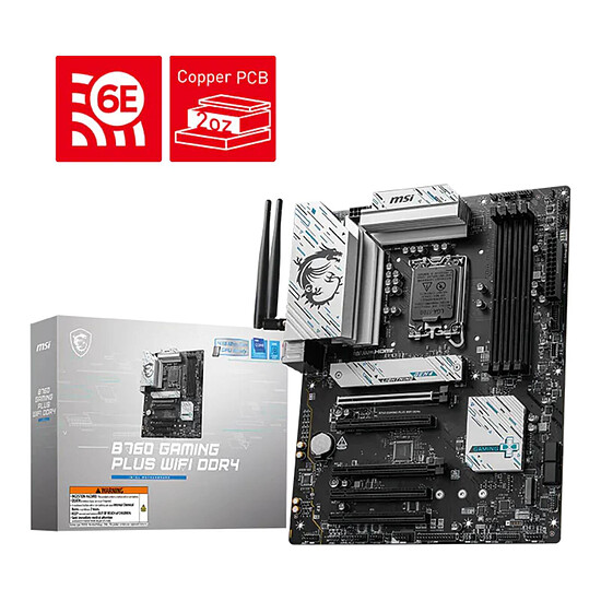 Carte mère MSI B760 GAMING PLUS WIFI DDR4