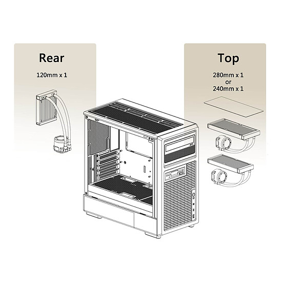 Boîtier PC Thermaltake Retro 260 TG - Autre vue