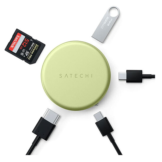 Hub USB Satechi OntheGo 5-en-1 Adaptateur Multiport - Citrus - Autre vue